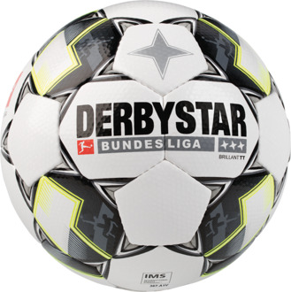 Derbystar VoetbalVolwassenen - wit/zwart/geel