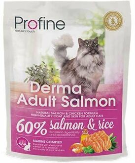 Derma Adult Salmon - Kattenvoer - Zalm - Rijst - 300 gram