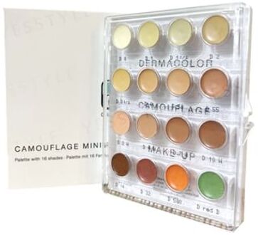 Derma Color Color Camouflage Mini Palette 16 Colors Mays 2 12g
