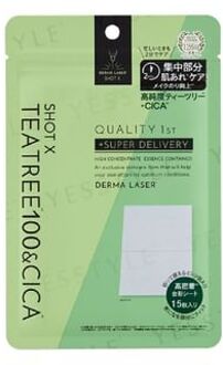 Derma Laser Shot X Super Teatree 100 & CICA Essence Sheet 15 pcs