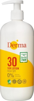 Derma Zonnebrandcrème Derma Sun Lotion SPF30 500 ml