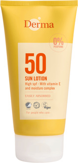 Derma Zonnebrandcrème Derma Sun Lotion SPF50 150 ml