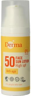 Derma Zonnelotion voor gezicht SPF50 - 50 ml