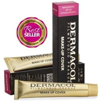 Dermacol Make-Up Cover Waterproof Long-Lasting Foundation SPF30 - 5 Colors #211 Pink Beige - 30g
