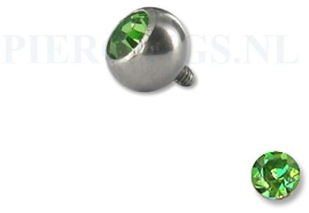 Dermal balletje 1.2 mm groen 5 mm