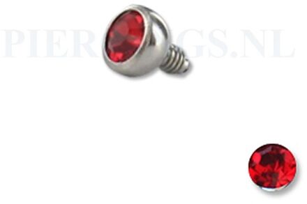 Dermal balletje 1.2 mm rood 3 mm