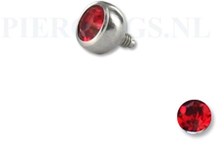 Dermal balletje 1.2 mm rood 4 mm