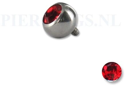 Dermal balletje 1.2 mm rood 5 mm