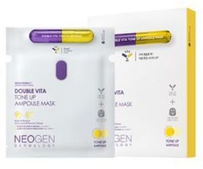 Dermalogy Double Vita Tone Up Ampoule Mask Set 33g x 5 sheets
