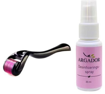 Dermaroller Argador Derma Roller 540 0,5 mm & Disinfecting Spray 1 pcs + 30 ml