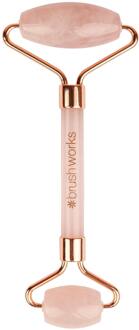 Dermaroller brushworks Brazilian Rose Quartz Stone Roller 1 st