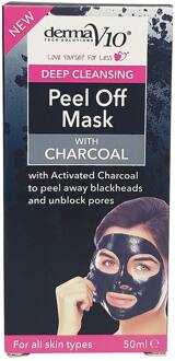 DermaV10 Gezichtsmasker DermaV10 Peel Off Mask With Charcoal 50 ml