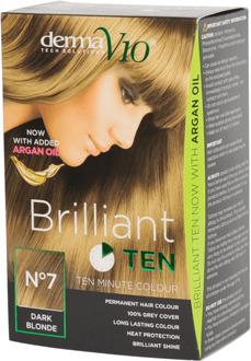 DermaV10 Haarverf DermaV10 Brilliant Ten Hair Colour 7 Dark Blonde 1 st