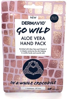 DermaV10 Handverzorging DermaV10 Go Wild Aloe Vera Hand Pack Crocodile 1 st