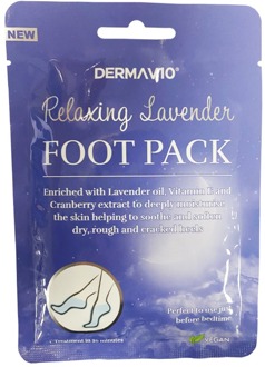 DermaV10 Voetmasker DermaV10 Lavender Foot Pack 1 st