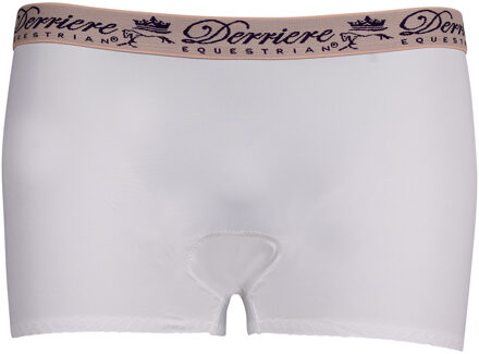 Derriere Equestrian Shorty  Padded Female - White - s
