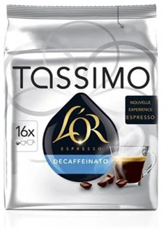 Descaffeinato L 'or, 16 services TASSIMO