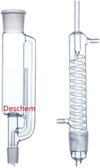 Deschem 500 ml 24/29 Glas Soxhletapparaat Lichaam, W/Graham Coil Condensor