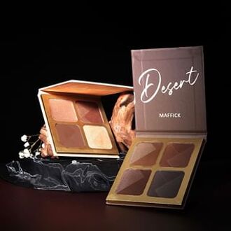 Desert Highlighter Bronzer Palette - 2 Types 02# (4 x 4.5g)