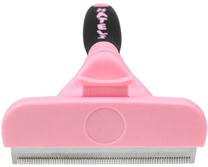 Deshedding Borstel Hond Haar & Kat Haaruitval Tool Effectieve Grooming Tool Leisure Delicate Duurzaam Handig Praktische Roze / L
