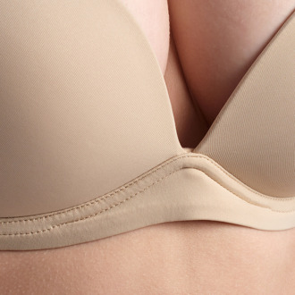 DESIDERIO-PUSHUP Dames Draadloze Bh met Cups Beige - EU 85B /UK 38B