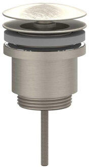 Design Afvoerplug IVY Always Open Geborsteld Nickel PVD
