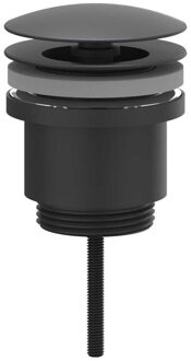 Design Afvoerplug IVY Always Open Mat Zwart PED