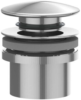 Design Afvoerplug IVY Stop&Go Geborsteld RVS316