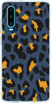 Design Backcover Huawei P30 hoesje - Blue Panther