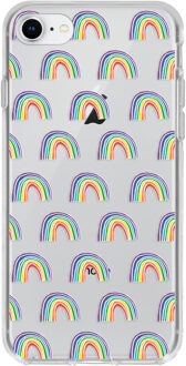 Design Backcover iPhone SE (2020) / 8 / 7 / 6(s) hoesje - Rainbow