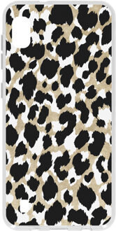 Design Backcover Samsung Galaxy A10 hoesje - Panter Zwart