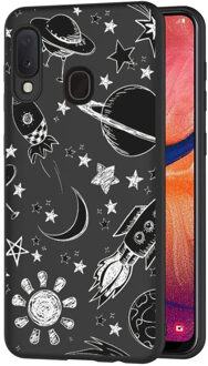 Design Backcover Samsung Galaxy A20e hoesje - Space Design