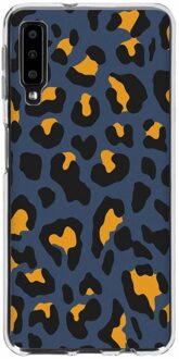 Design Backcover Samsung Galaxy A7 (2018) hoesje - Blue Panther