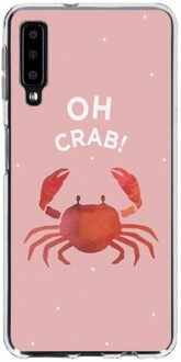 Design Backcover Samsung Galaxy A7 (2018) hoesje - Oh Crab
