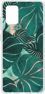 Design Backcover Samsung Galaxy A71 hoesje - Monstera