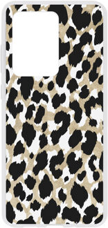 Design Backcover Samsung Galaxy S20 Ultra hoesje - Panter Zwart