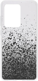 Design Backcover Samsung Galaxy S20 Ultra hoesje - Splatter Black