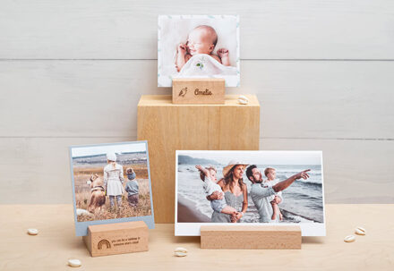 Design fotohouder met luxe fotoafdrukken pano