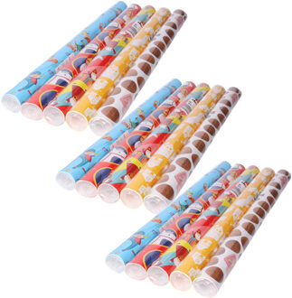 Design Group Rollen inpakpapier/cadeaupapier - 15x stuks - sinterklaas - 250 x 45 cm - papier