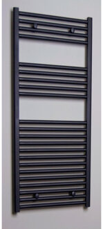 design handdoekradiator 45x112cm zwart mat