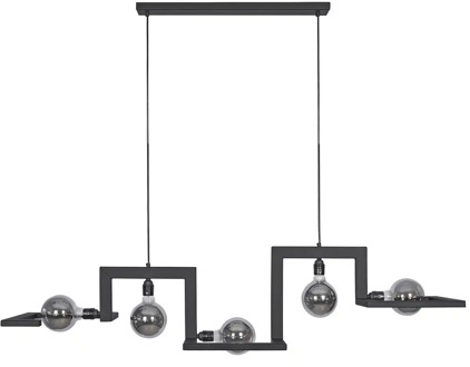 design hanglamp Tortona 5L - zwart