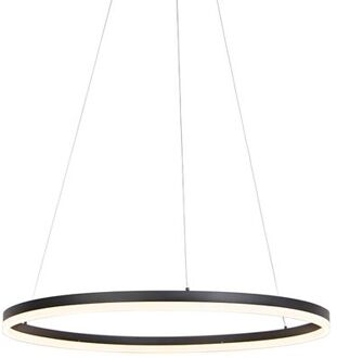 Design hanglamp zwart 80 cm incl. LED 3-staps dimbaar - Anello