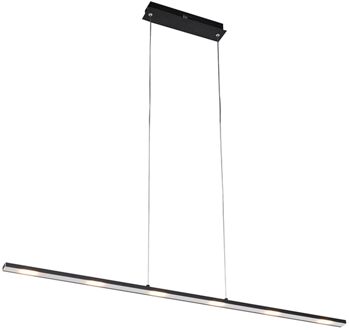 Design hanglamp zwart incl. LED met touchdimmer - Platina