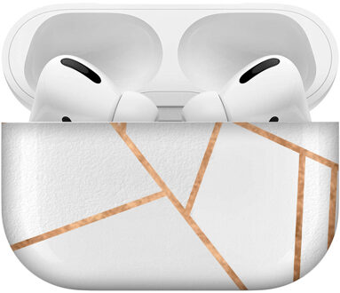 Design Hardcover Case Voor De Airpods Pro - White Graphic