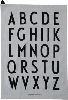 Design Letters Classic Tea Towel - Grey (10503000GREY)