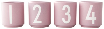 Design Letters Kop Design Letters Mini Cups Lavender 4 st