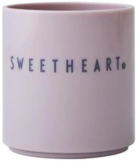 Design Letters Kop Design Letters Mini Favoriete Cup Tritan Sweetheart Lavender 1 st