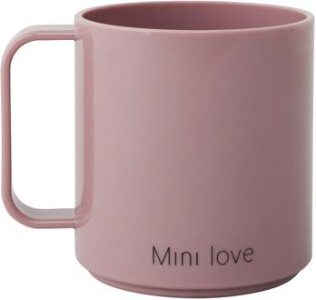 Design Letters Kop Design Letters Mini Love Cup Met Handvat Ash Rose 175 ml