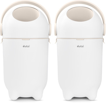 Design Luieremmers duopack – Geurloos & werkt met gewone vuilniszakken – Beige