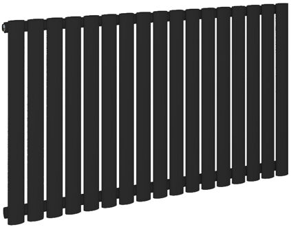 Design radiator horizontaal staal mat zwart 60x100,2cm 920 watt - Eastbrook Tunstall